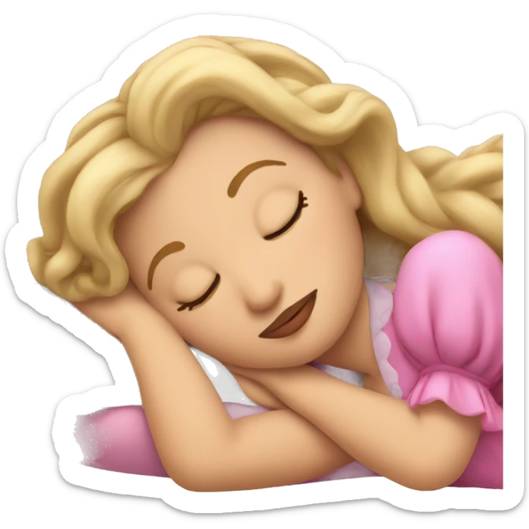 Sleeping beauty  sticker