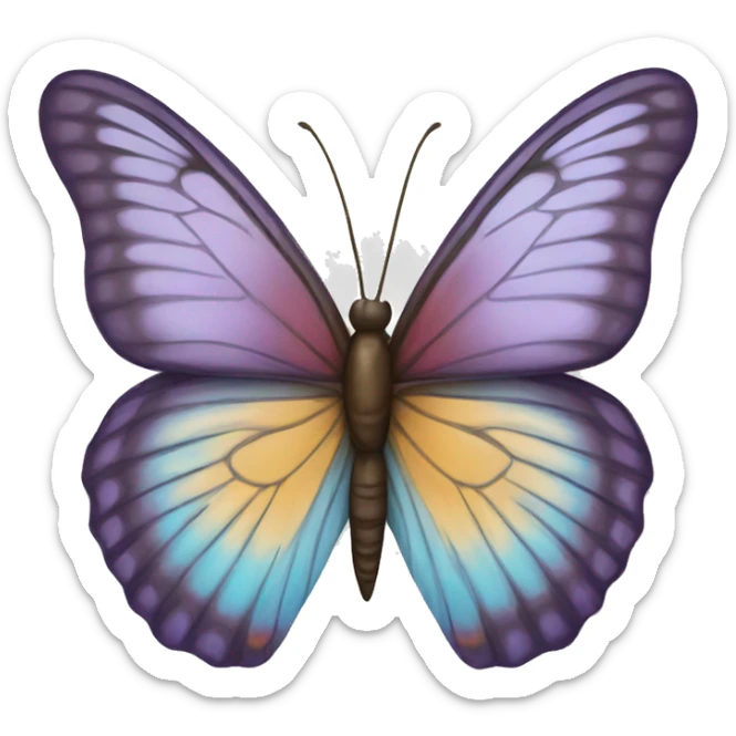 Butterfly sticker