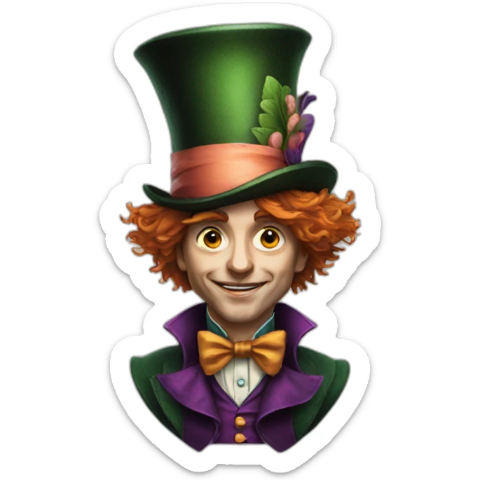 Mad Hatter sticker