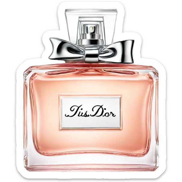 Miss dior perfume sticker