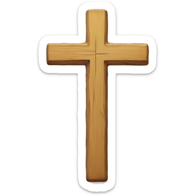 Cross sticker