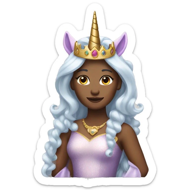 unicorn queen  sticker