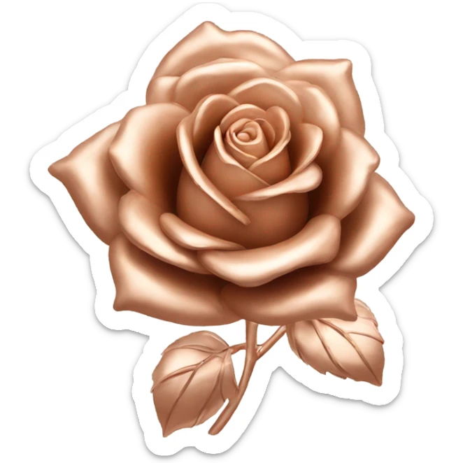 Rose gold sticker