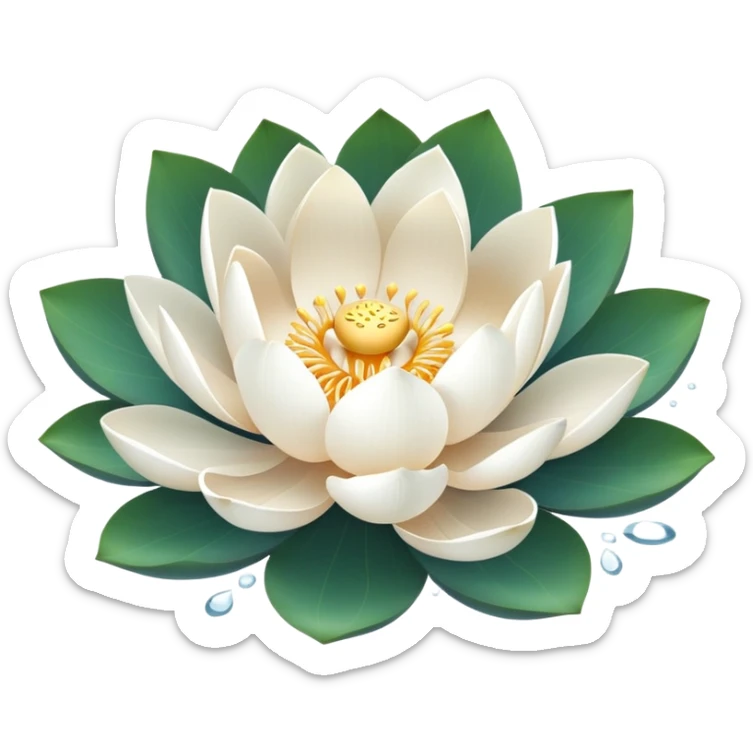 Lotus sticker