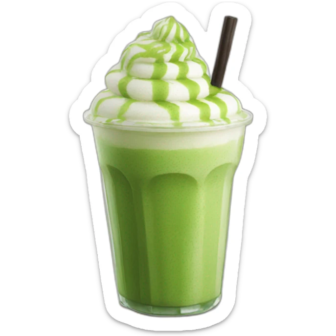 matcha frappe sticker