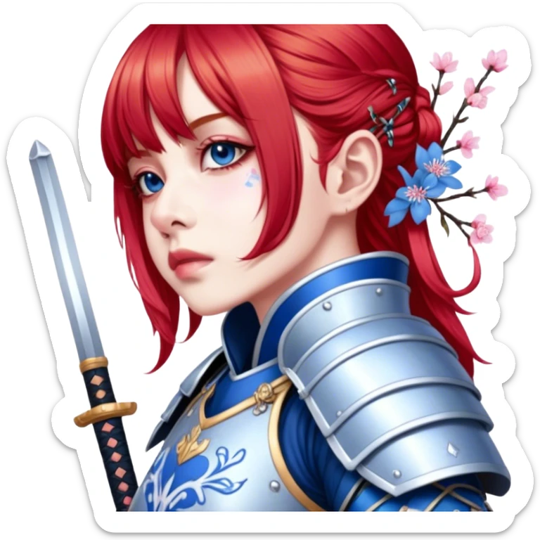 Samurai Warrior sticker