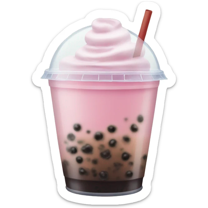 bubble tea sticker