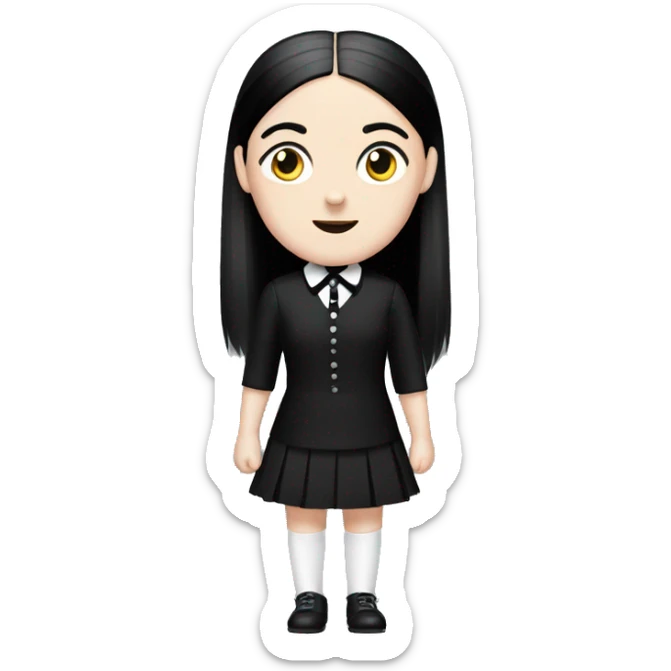 Wednesday Addams sticker