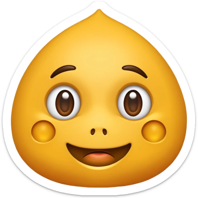 hnědý kůň s flekama na zádi s bílou hlavou a jedno oko má modré a druhé hnědé  sticker