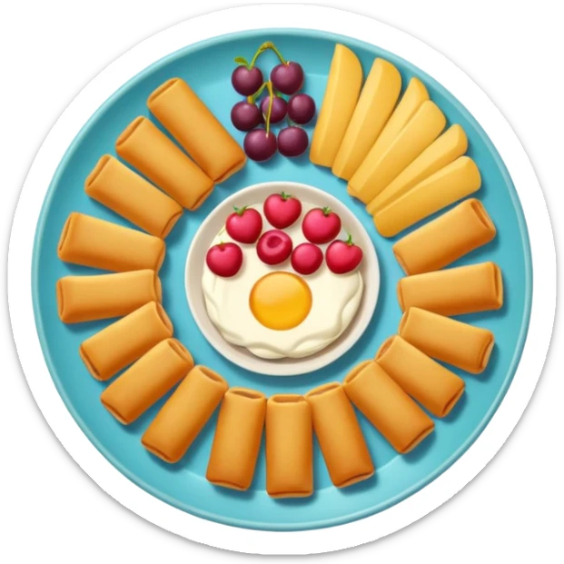 Aesthetic food sticker