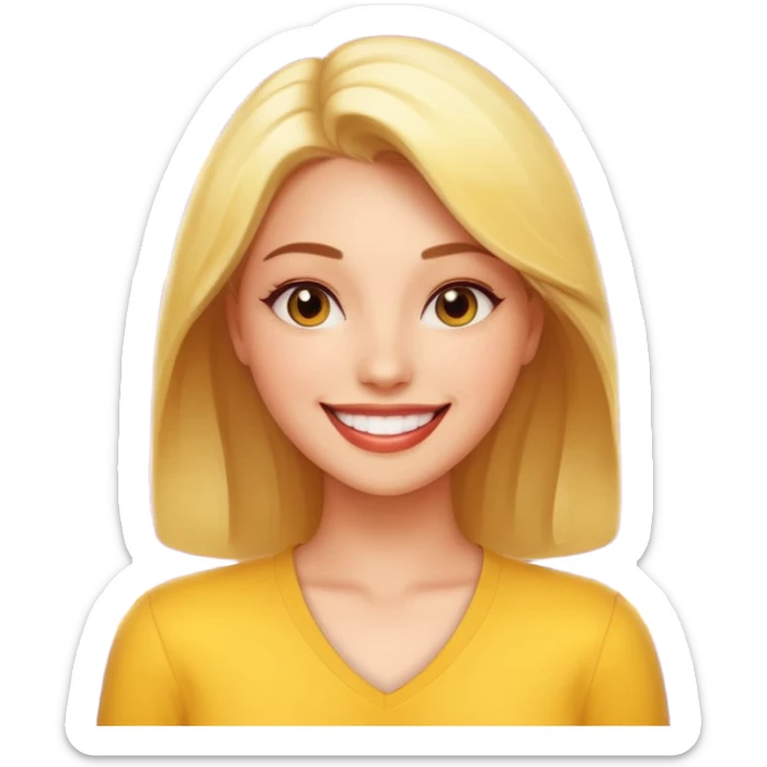Charming, magnetic, center of attention without even trying. woman superstar in the spotlight
more dinamic emoji  sticker