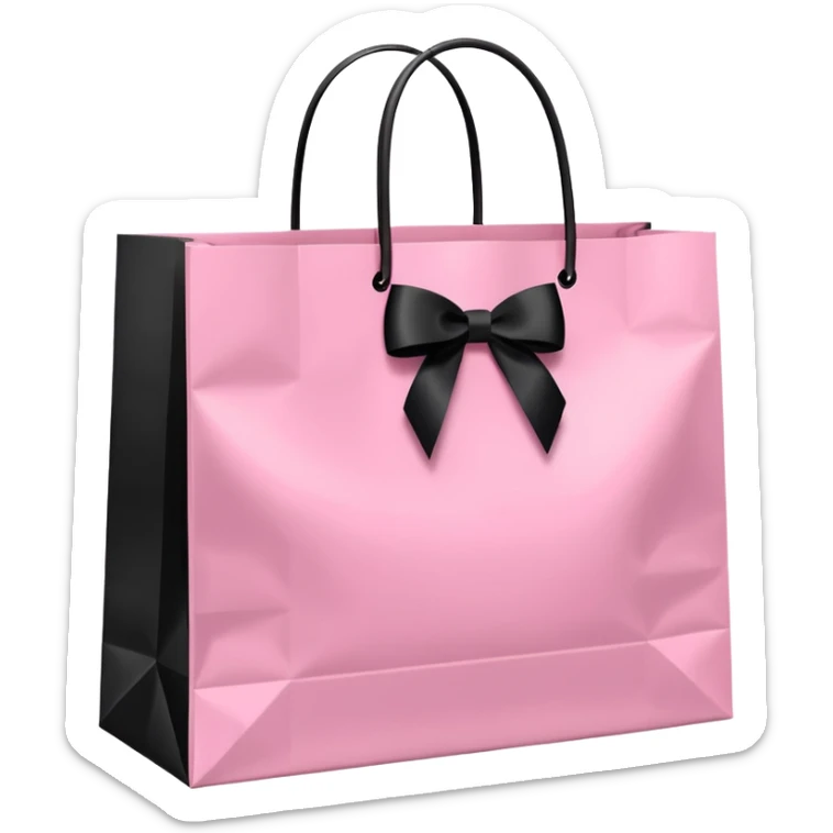 Victoria secret shopping bag and Sephora shopping bag and Chanel shopping bag sticker