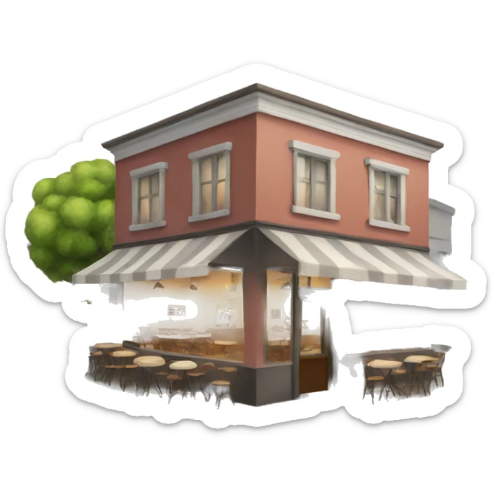 cafe sticker
