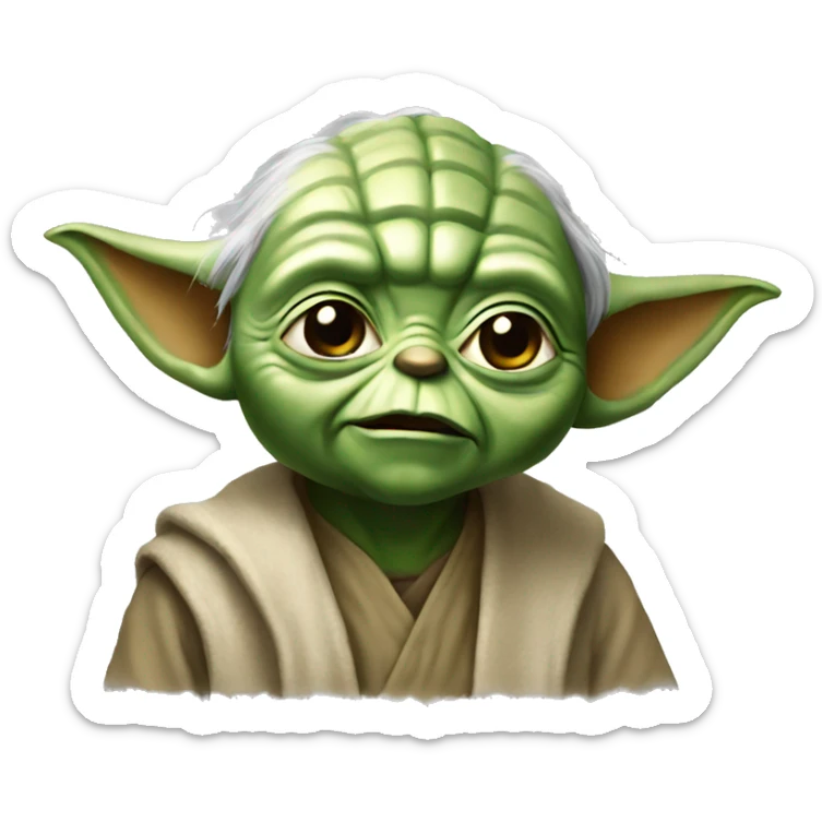 Yoda sticker