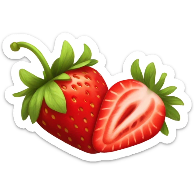 strawberry sticker