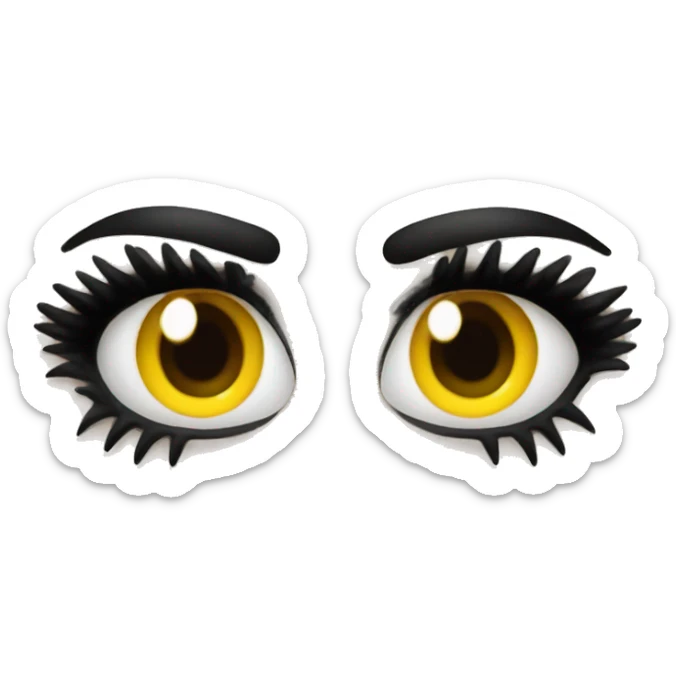 mascara sticker