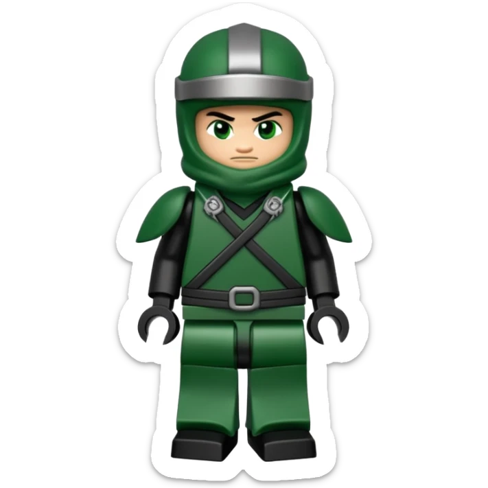 Lloyd garmadon's resistance NINJA suit from ninjago season 8 sons of garmadon sticker