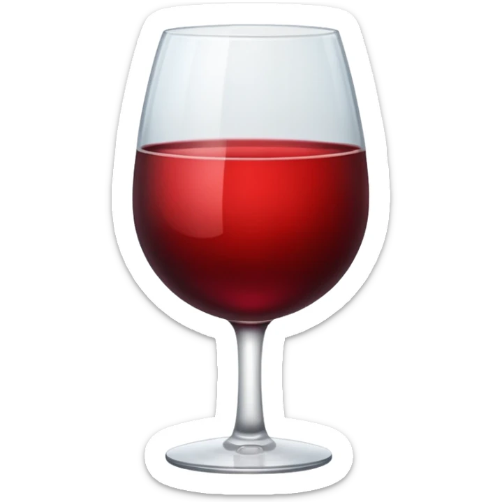 I want an emoji that describes that no drinks allowed but with a glass of wine sticker