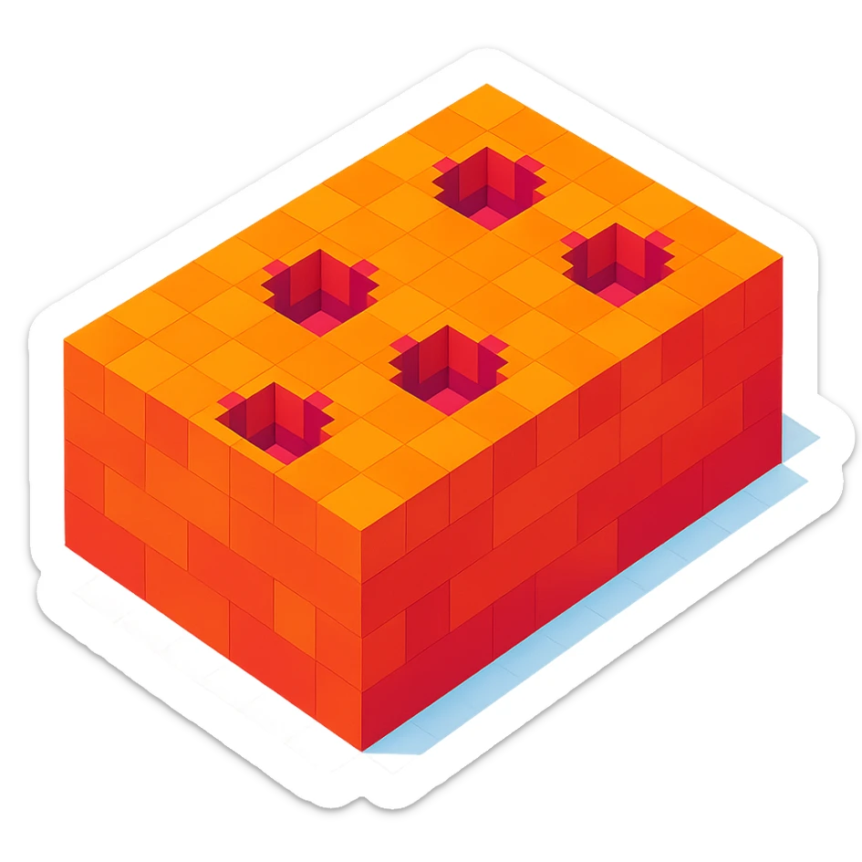 Brick sticker