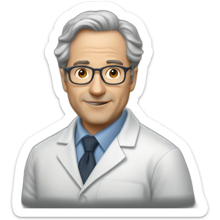 Jean LIEBER, a researcher and professor at Charlemagne's Institute of Technology sticker