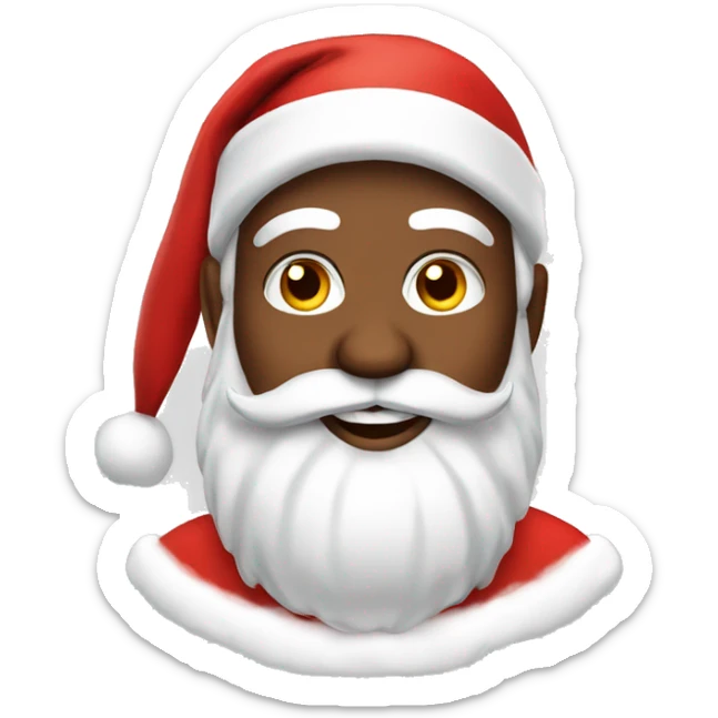 beautiful santa claus sticker