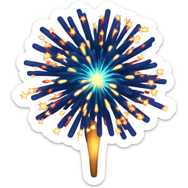 fireworks sticker