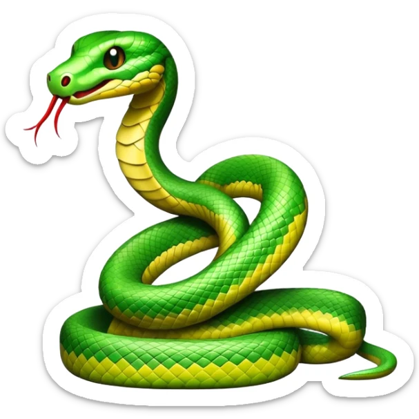 Snake sticker