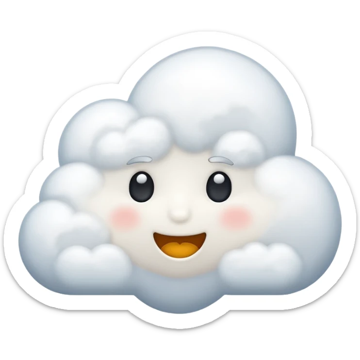 cloud sticker