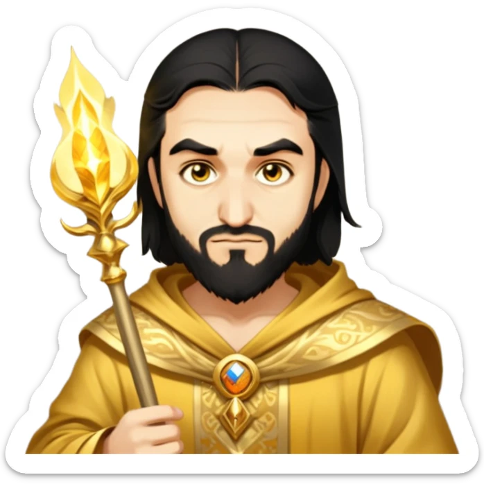 Golden Arcanist sticker