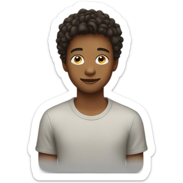 Teen age boy sticker