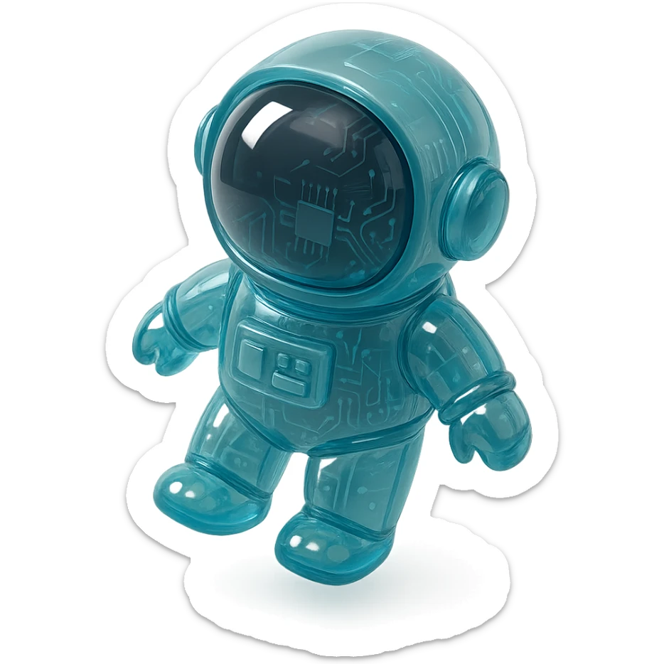 astronaut sticker