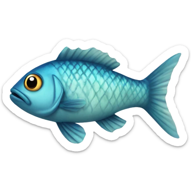 Fish sticker