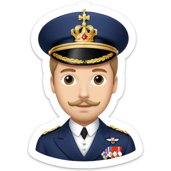 Prince George Duke Of Kent 5th Son of King George V sticker