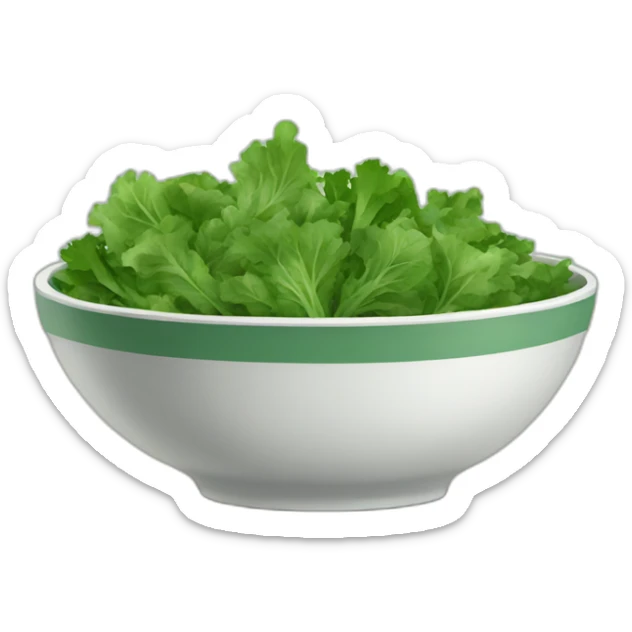 bowl of greens sticker
