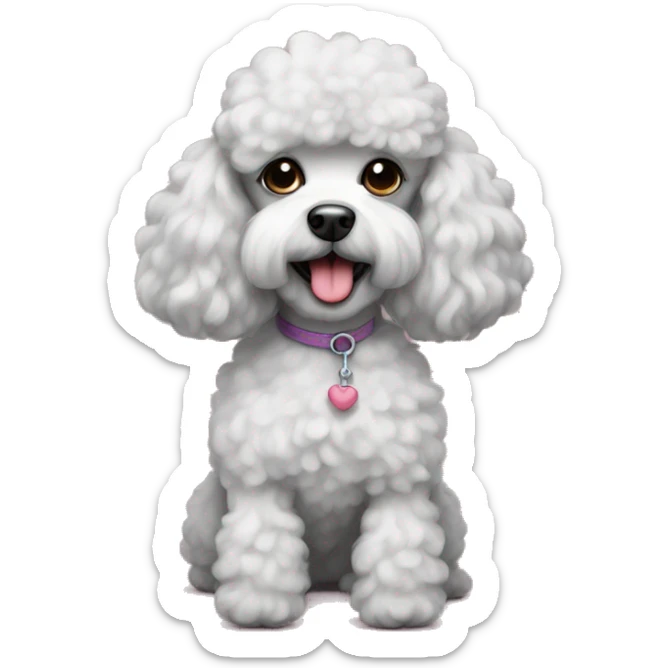 poodle sticker