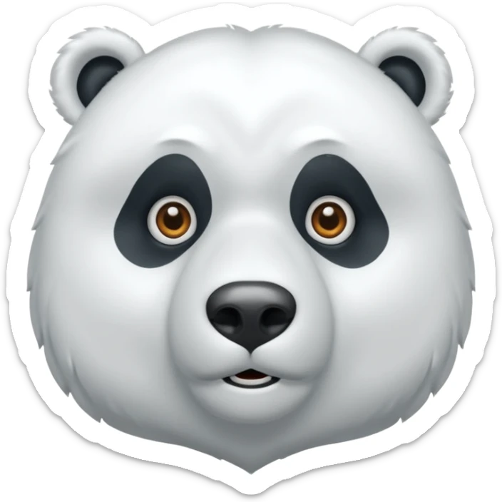 Puedes hacer un oso polar el cual este con un ojo abierto y el otro ojo cerrado por favor  sticker