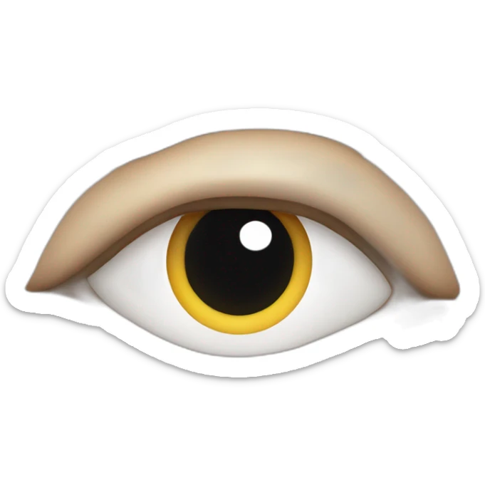 eyes with love sticker