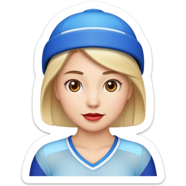 buz pıstının ustunde kayan ve yarısma ıcın elbıse gıymıs kadın emojisi sticker