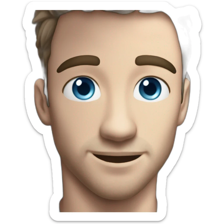 man, blue eyes, 30 year old, caucasian, black hair, blazer, t-shirt, good looking sticker