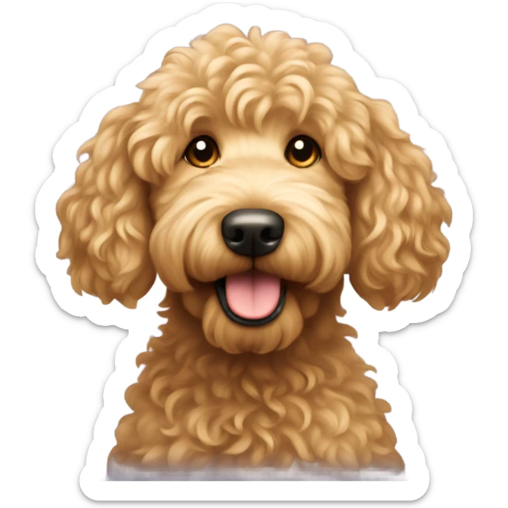 golden doodle sticker