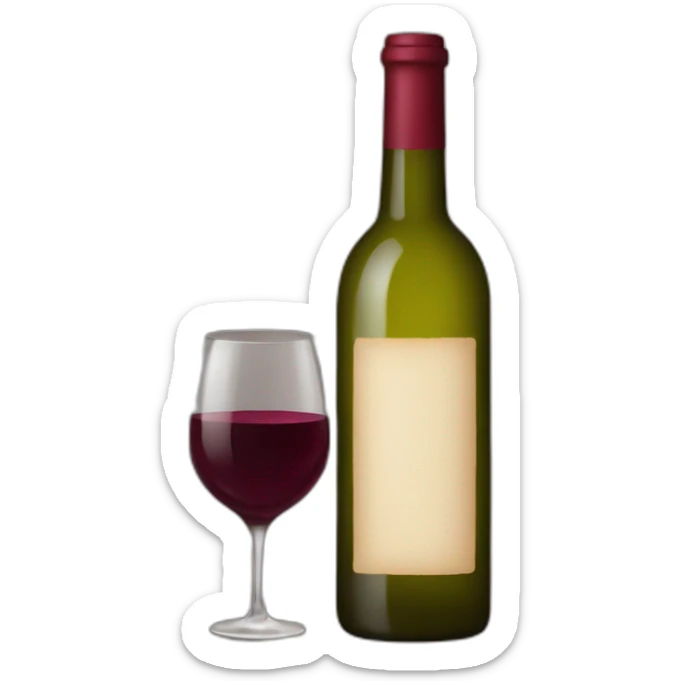 wine bottle sticker