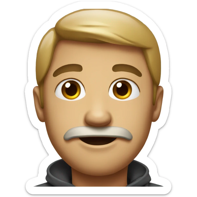 Un emoji qui est des père et tape dans sa tête  sticker