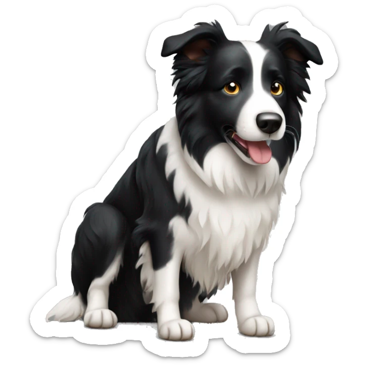 Border collie sticker