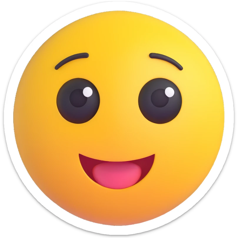 A round yellow emoji face, wide open mouth in shock, eyes wide with vibration lines around them, face shaking left and right sticker