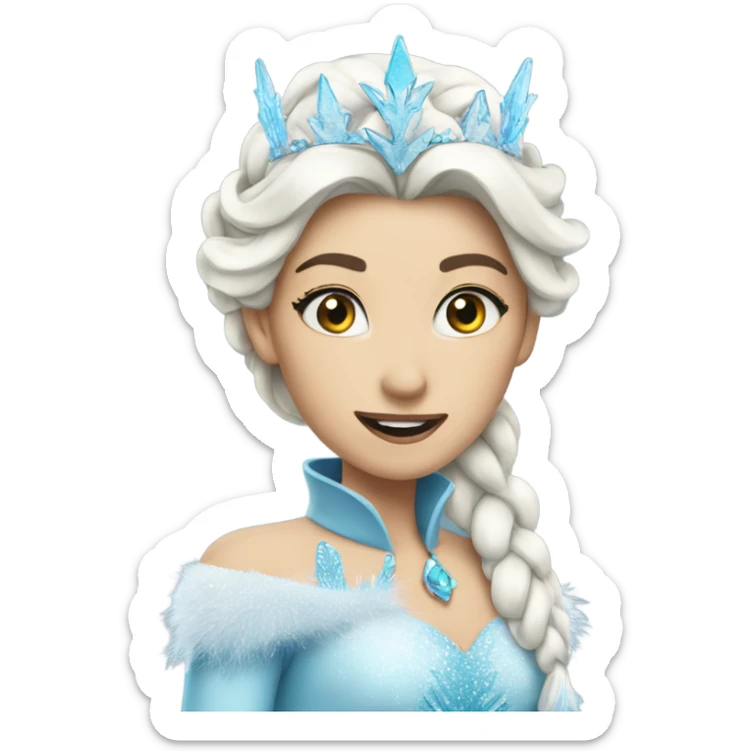 Snow queen sticker