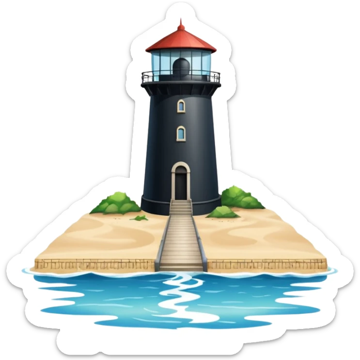 the sea is split in half. left half and right half of the water tower up, in the middle is a path on the floor of the sea sticker