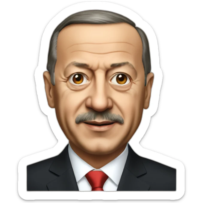 recep tayyip erdogan sticker