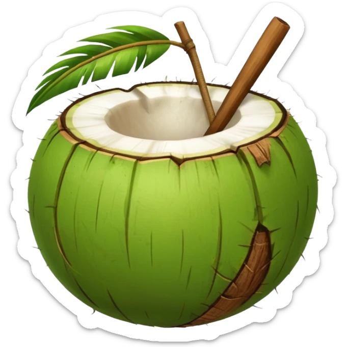 Tender Coconut sticker