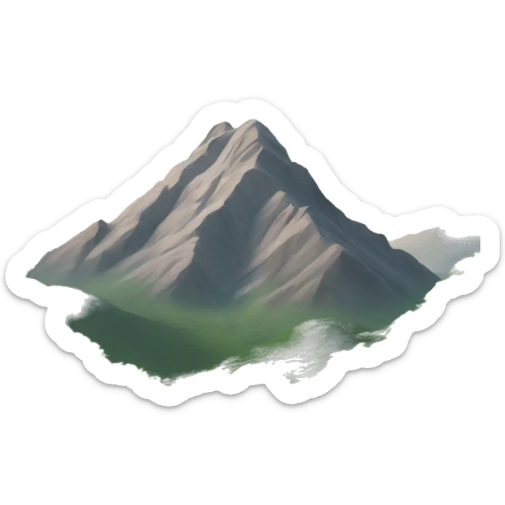 mountain sticker