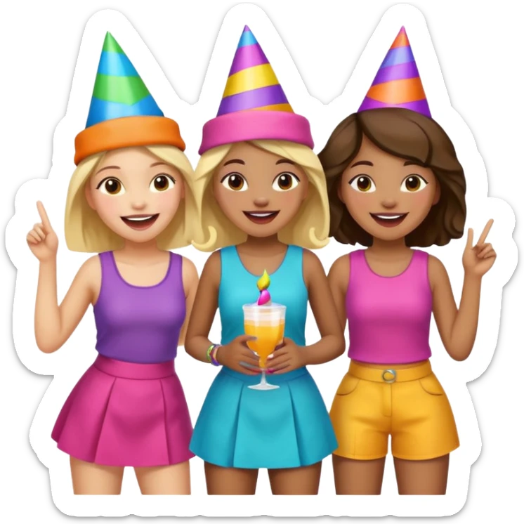 10 girl bands are so fun I nanny and my baby girl is a big girl so she  sticker